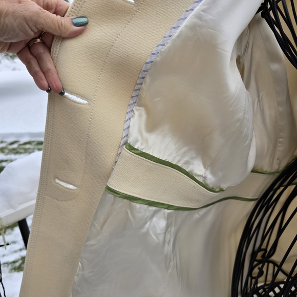 J.Crew jacket, size 12, EUC, cream/ off-white - Picture 8 of 10